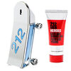 Set Perfume Carolina Herera 212 Heroes Man EDT 90 ml + Body Wash 100 ml