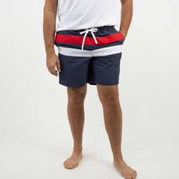 Traje de Baño Hombre Portman Club Azul, Negro, Rojo