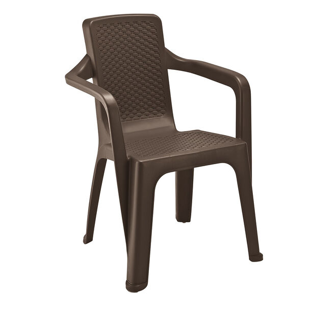 Silla para Terraza Rimax Eterna con Apoya Brazos Wengue