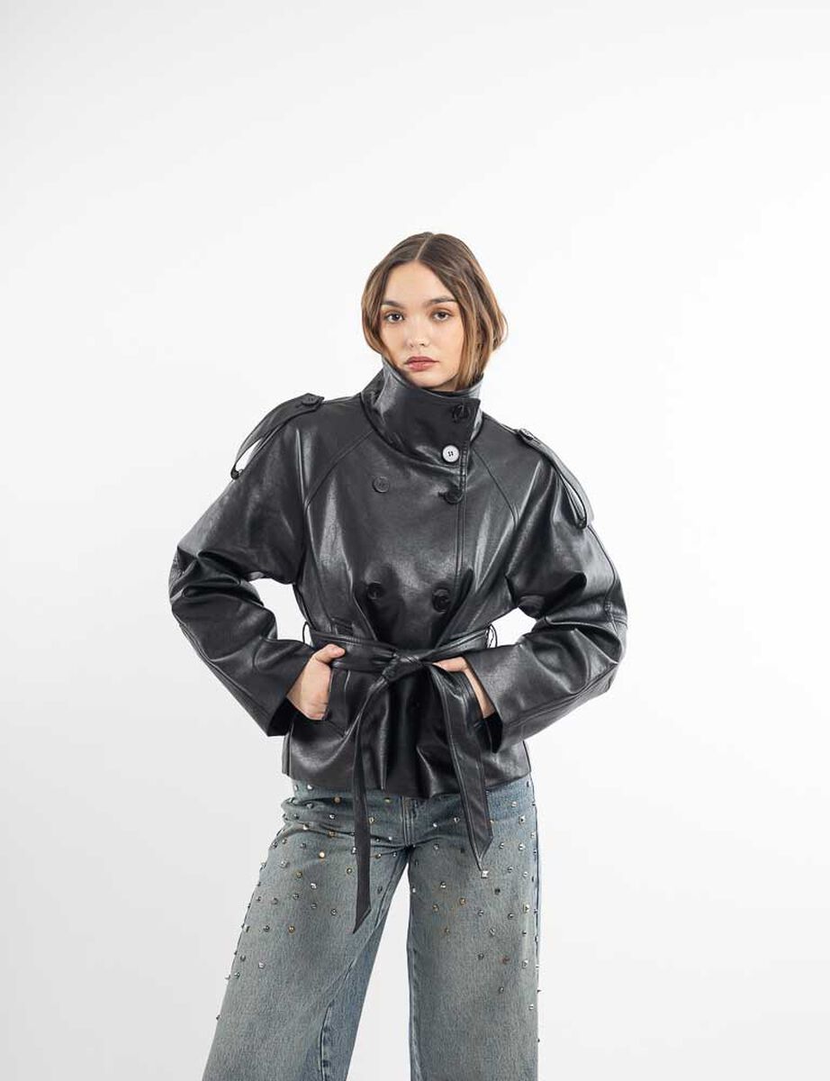 Chaqueta Ecocuero Mujer Icono