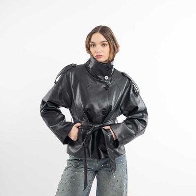 ICONO Chaqueta Ecocuero Mujer Icono