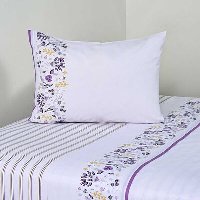 Imagen 1 del producto Juego de Sábanas American Family 1 Plaza 144 Hilos Adel Gris