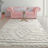 Alfombra Modalfo Palafito Blanca 120 x 180 cm