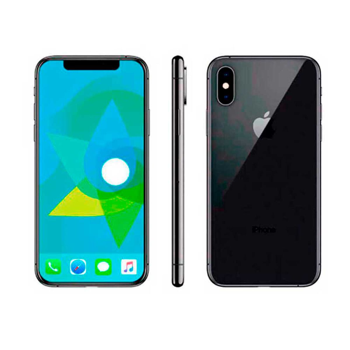 Celular Apple iPhone X Max 64GB 6,5" Reacondicionado Gris Liberado