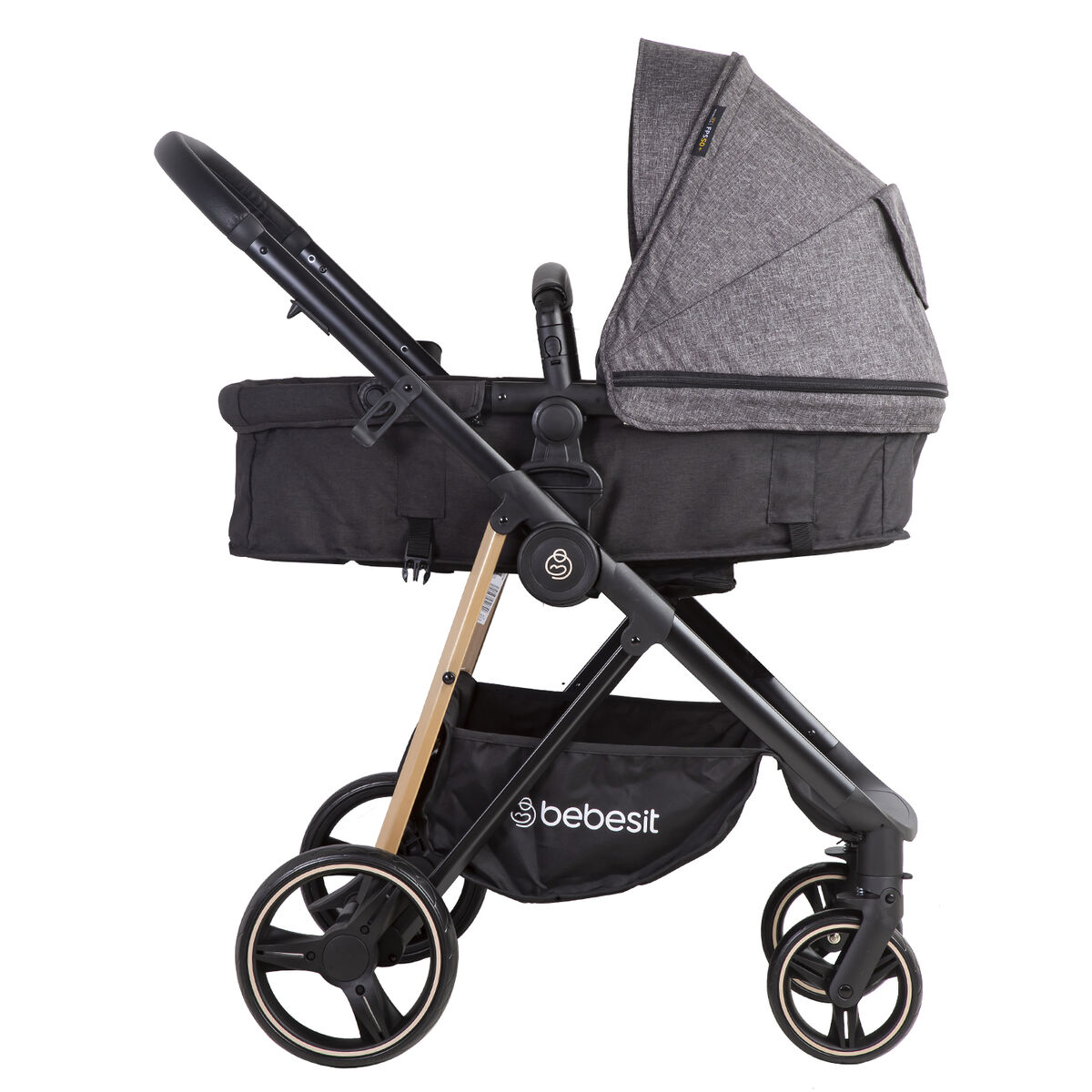 Coche Travel System Cosmos Negro Bebesit