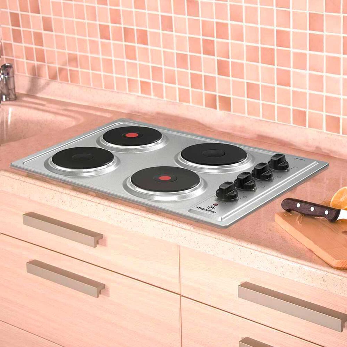 Encimera El&eacute;ctrica Mademsa M EE48ED A 4 Quemadores