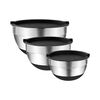 Set 3 Bowls con Tapa Acero Inoxidable Antideslizante Simplit