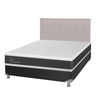 Box Spring CIC 2 Plazas New Ortopedic + Respaldo Tigris