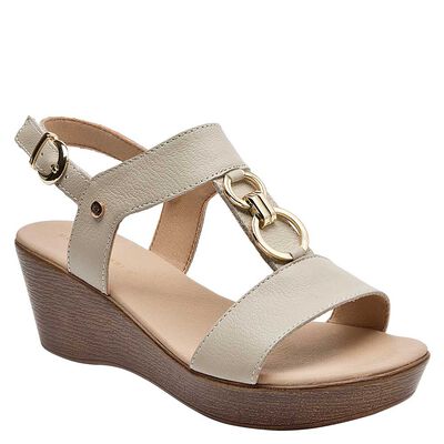 Imagen 2 del producto Sandalia Mujer Bruno Rossi Beige, Negro