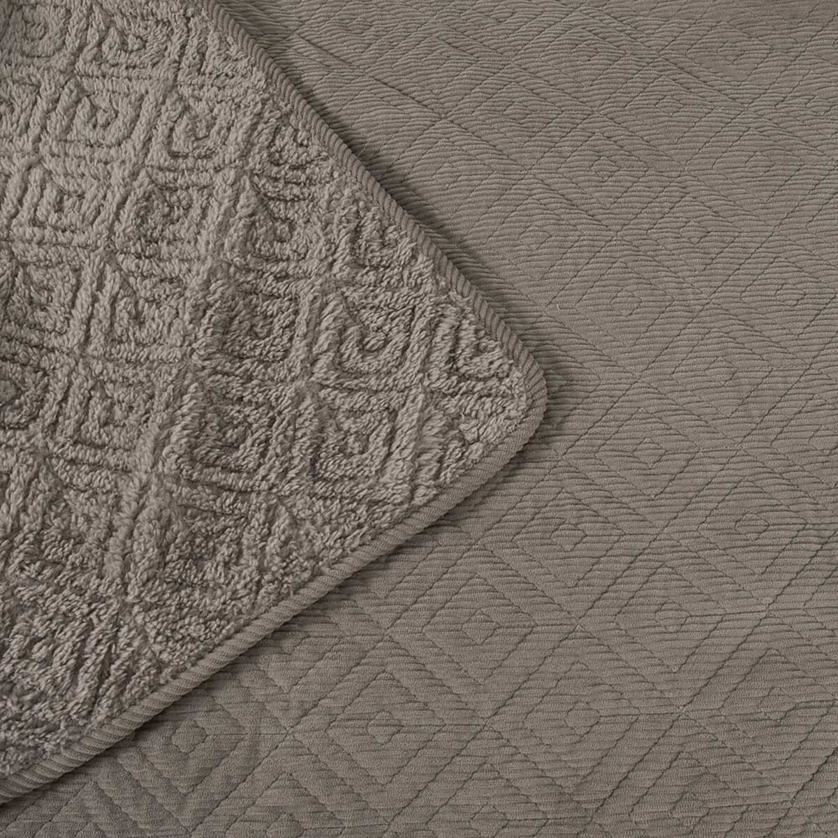 Quilt SoHome 1,5 Plazas Corduroy Taupe