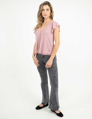 Imagen 2 del producto Blusa Manga Corta Mujer Zibel Rosado