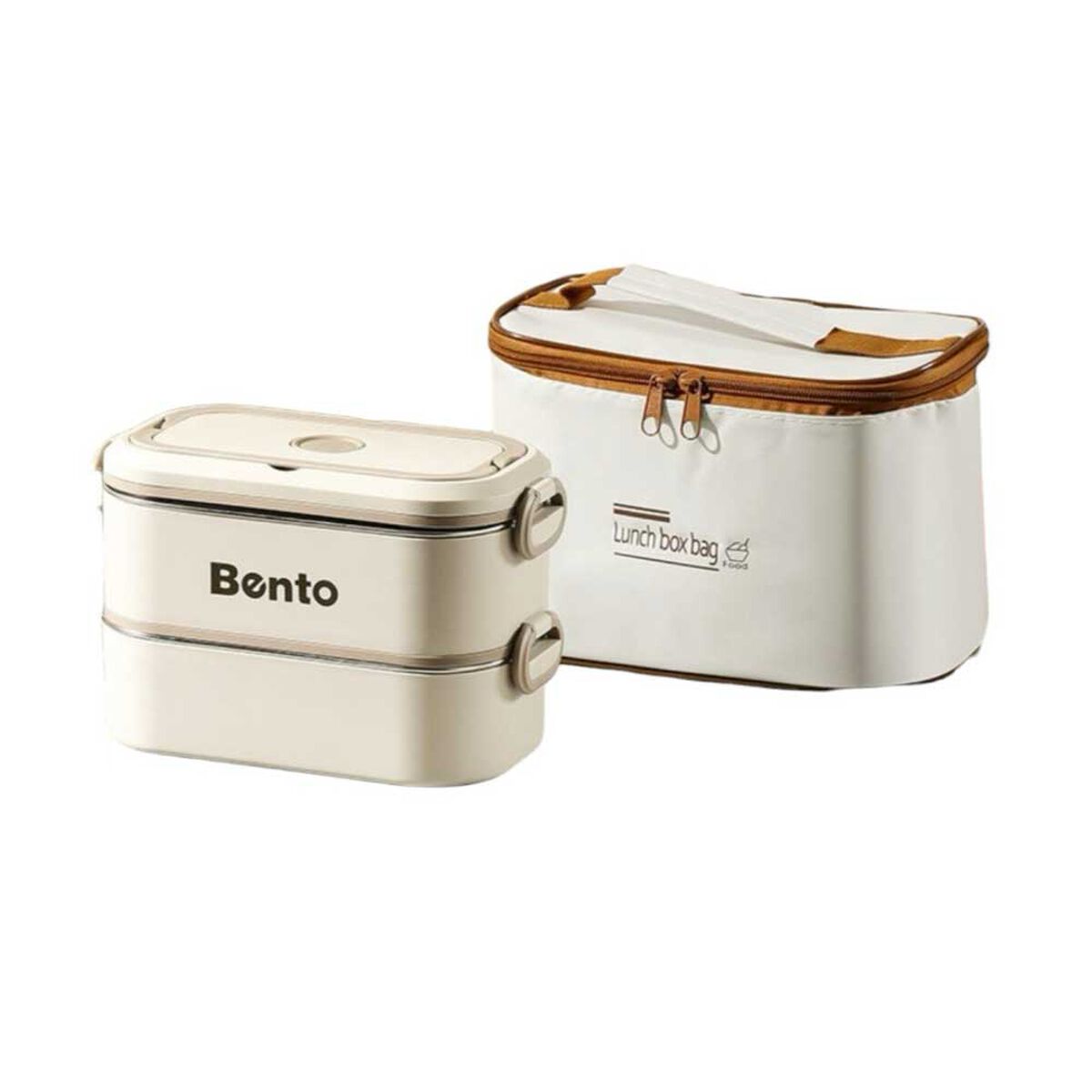 Lonchera Bento Crema LuBabycas