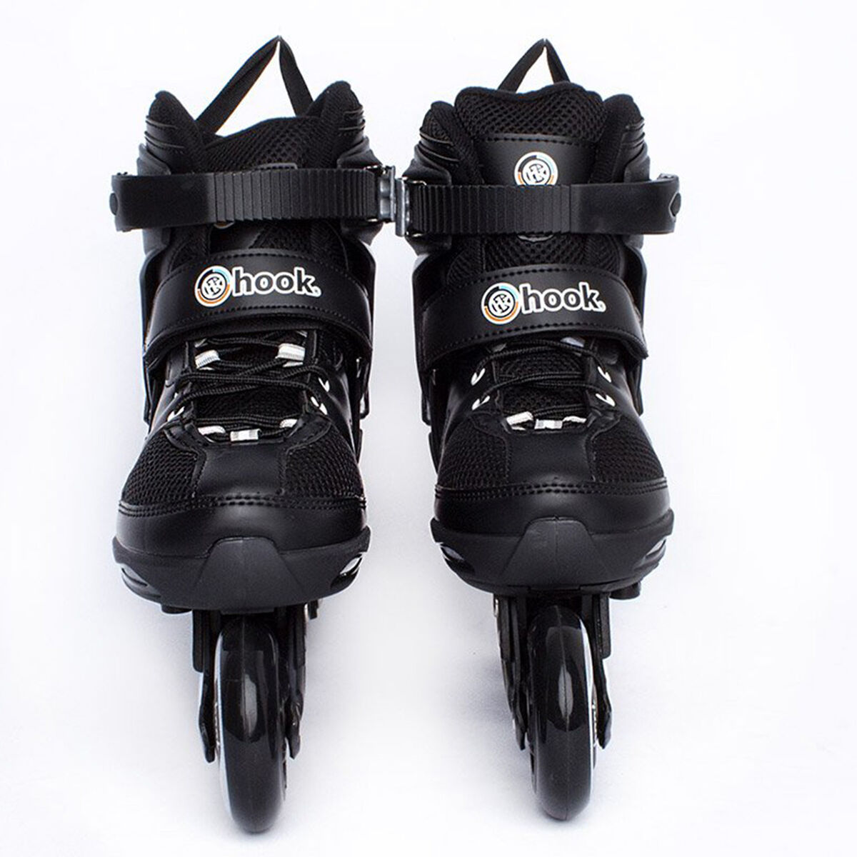 Patines Roller en línea Fitness Adulto Negro Talla S Hook