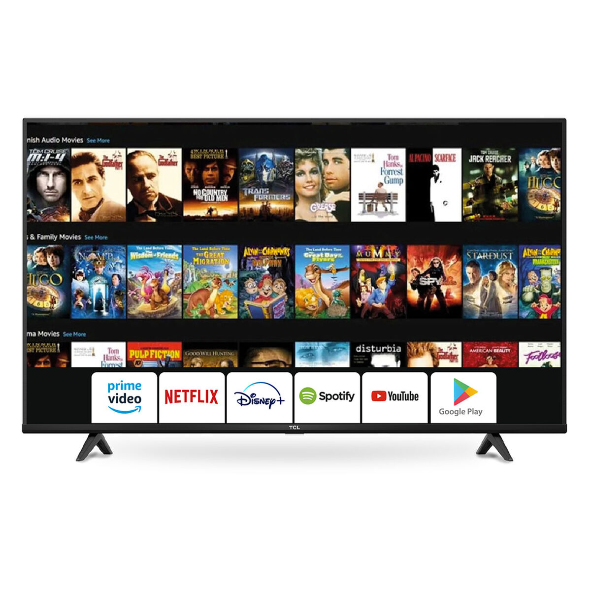 LED 43" TCL 43P615 Android Smart TV UHD