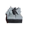 Modular Diseño A&M Home Madison Derecho 5 Cuerpos Negro Gris
