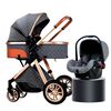 Coche Deluxe con Silla Nido y Accesorios Gris Lubabycas