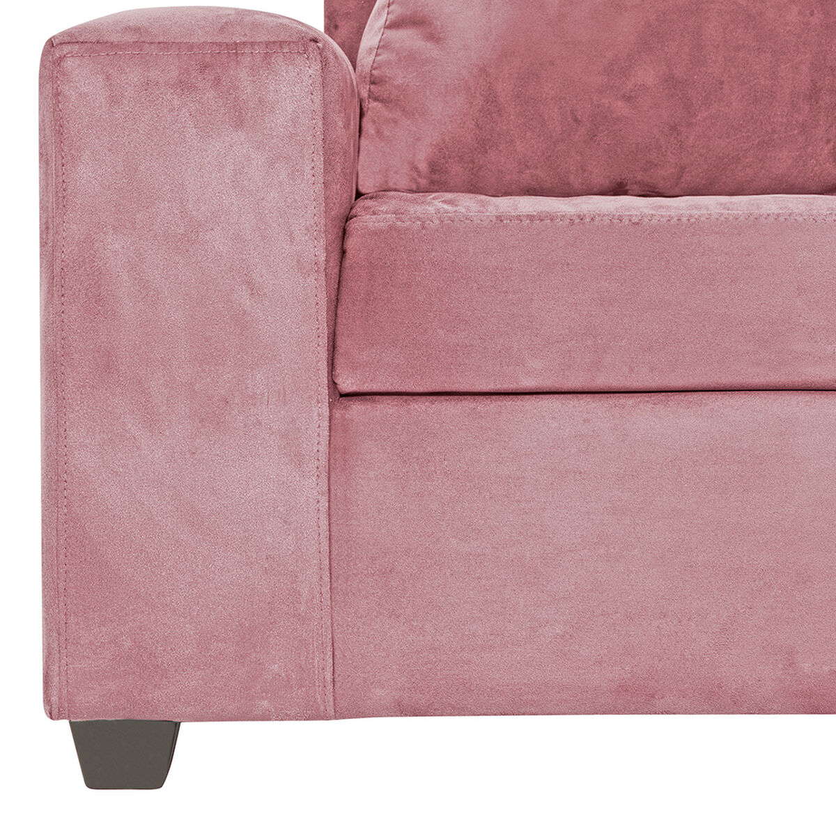 Sofá Innovamuebles Kahlo 3 Cuerpos Rosado