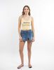 Polera Crop Sin Mangas Mujer Icono