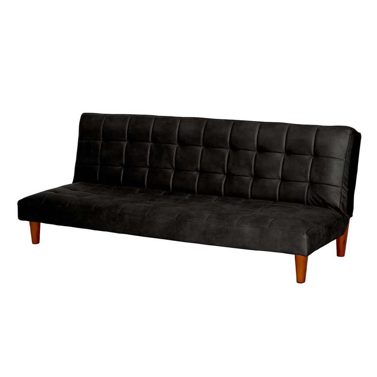 Fut&oacute;n Latam Home Turin Cuero 3 Cuerpos Negro