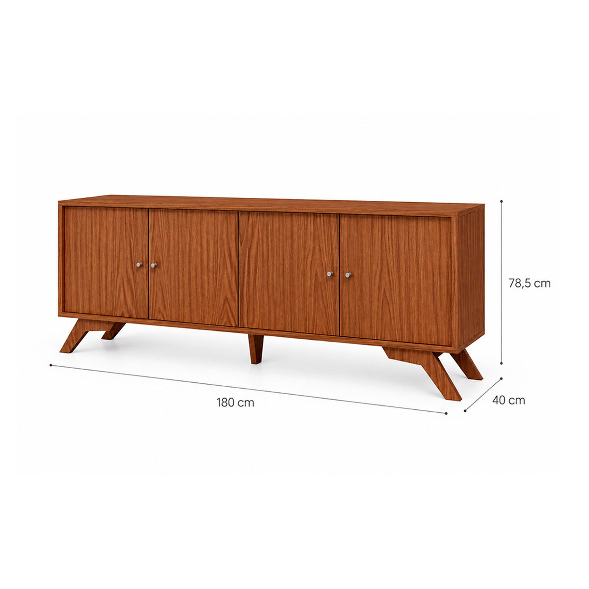 Rack TV Roca Catos Hasta 75" Pi&ntilde;&oacute;n