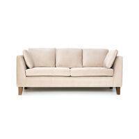 Sofá Barra Design Estocolmo 3 Cuerpos Beige