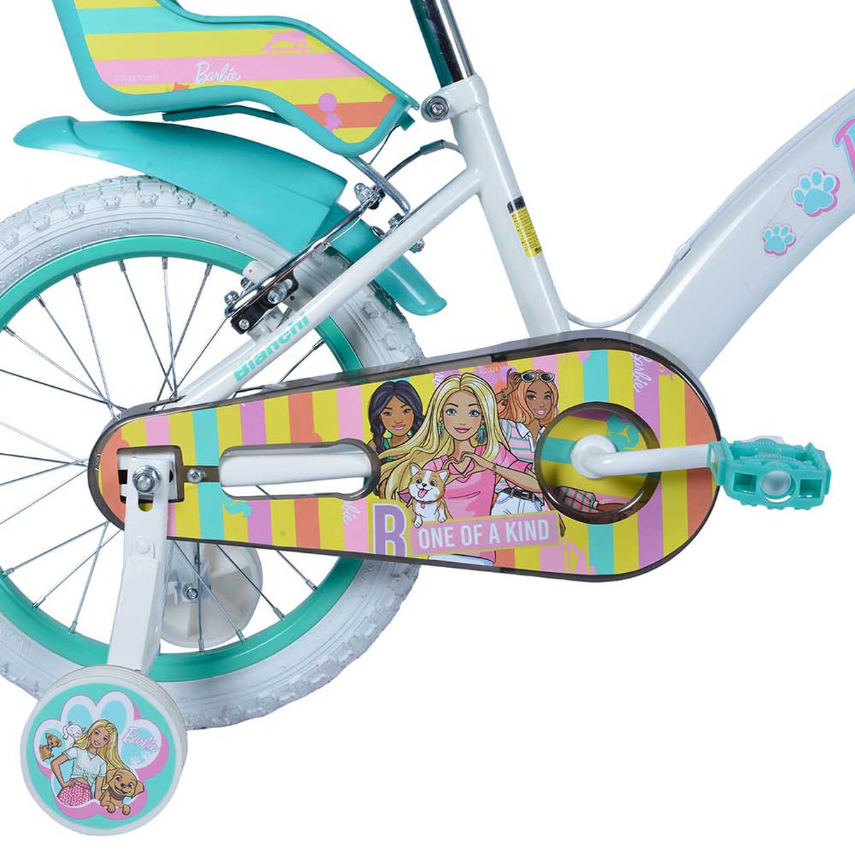 Bicicleta Infantil Bianchi Barbie Aro 16 Blanca