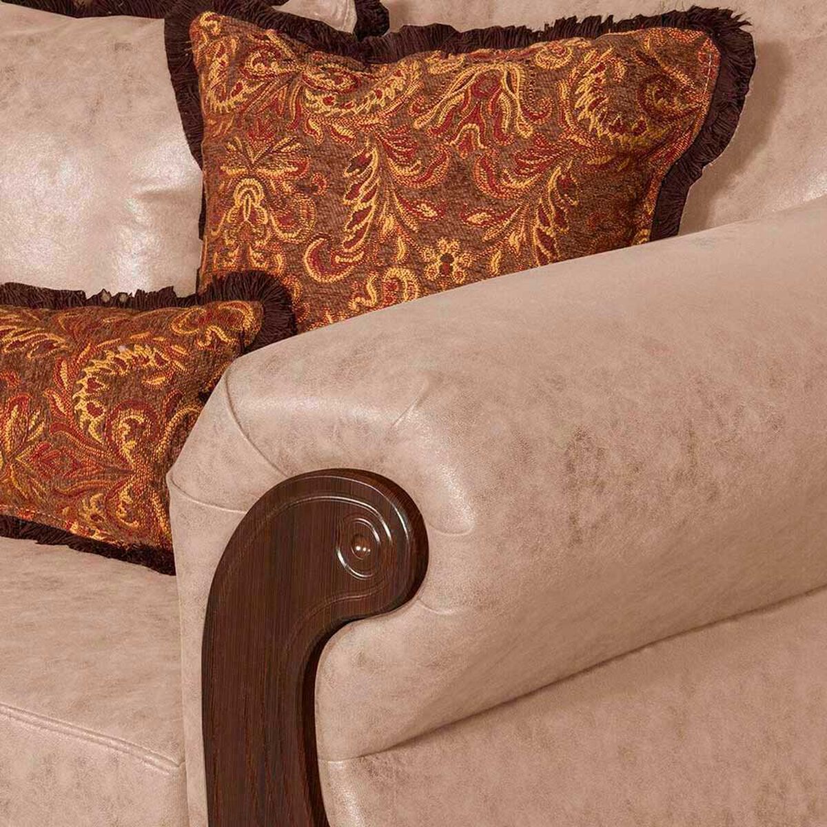 Sof&aacute; Black Factory Estambul 3 Cuerpos Beige