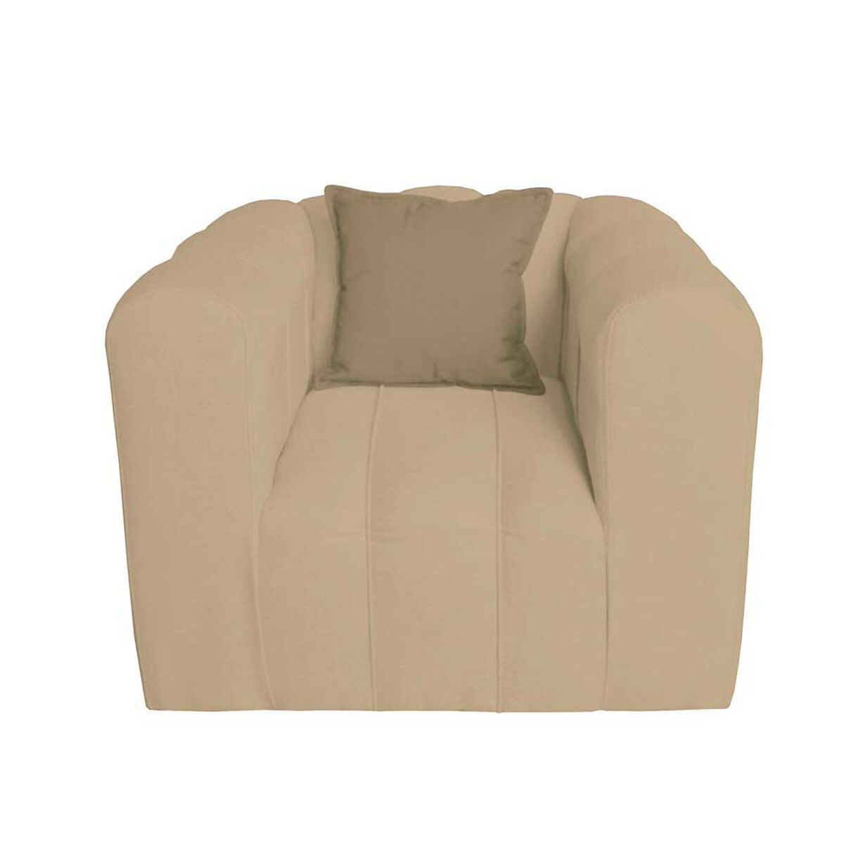 Juego de Living Muebles MYM Leonol Sof&aacute; 3 Cuerpos + Dos Sillones 1 Cuerpo Beige