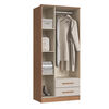 Closet Vekkahome Americano 3 Puertas 2 Cajones Beige