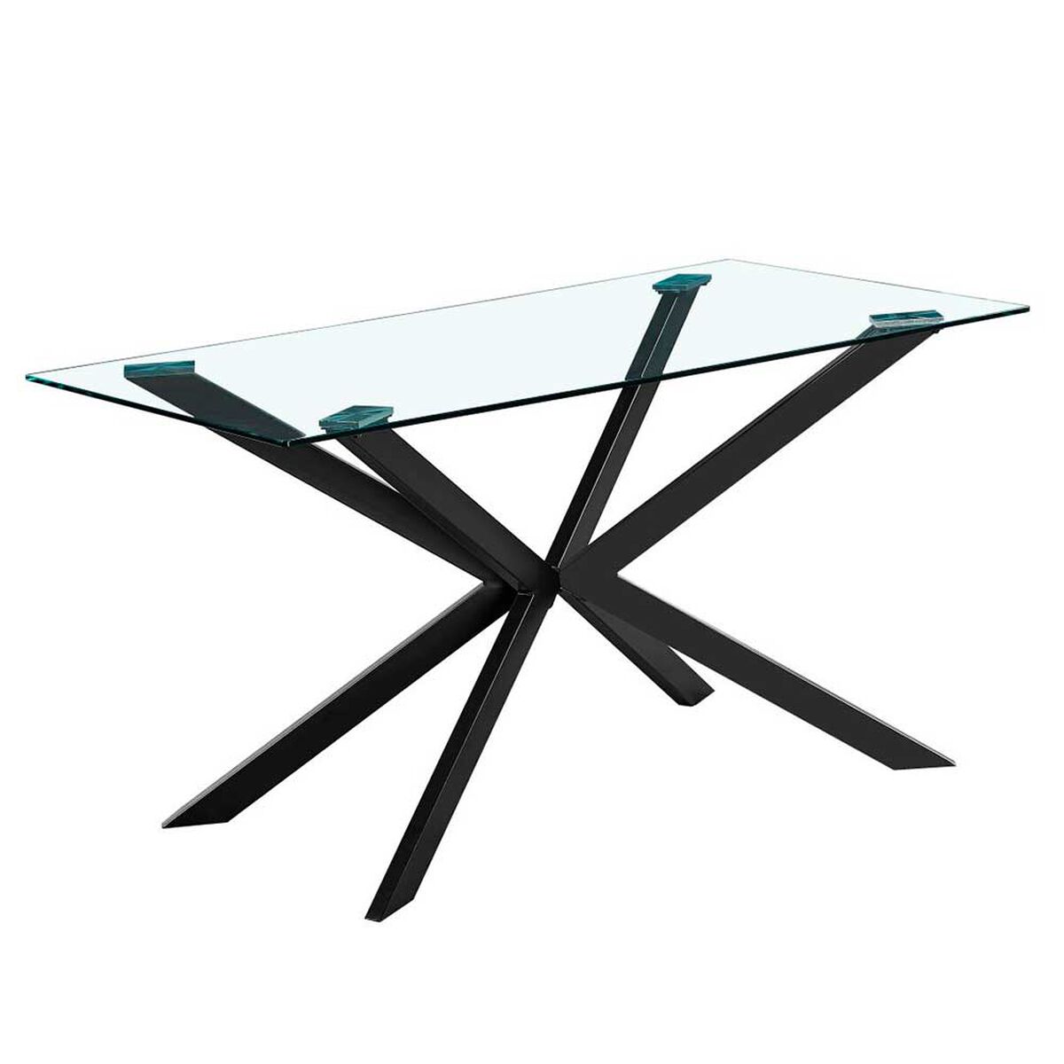 Juego de Cómedor Idetex Belen 4 Sillas Negro