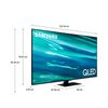 QLED 55" Samsung  Q80A Smart TV 4K UHD