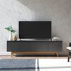 Rack TV Decocasa Flyn Hasta 75" Negro