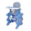 Silla de Comer 2 en 1 Bebeglo RS-7021-1 Celeste