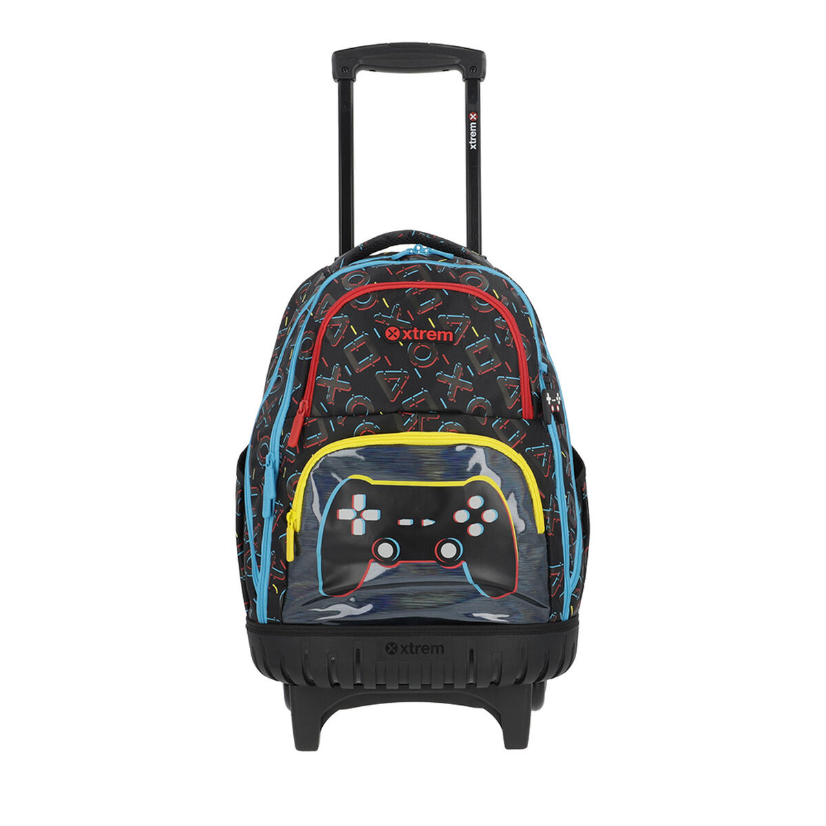 Mochila Con Ruedas Niño Cross 2.0 Negro L Xtrem