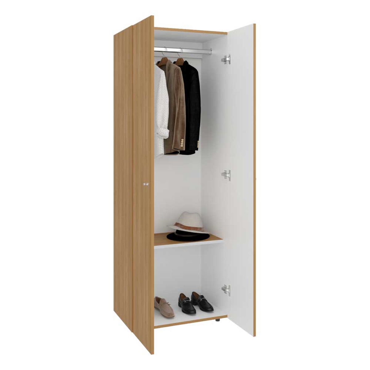 Combo Closet Tuhome 6 Puertas + M&oacute;dulo Superior Dreams Fresno