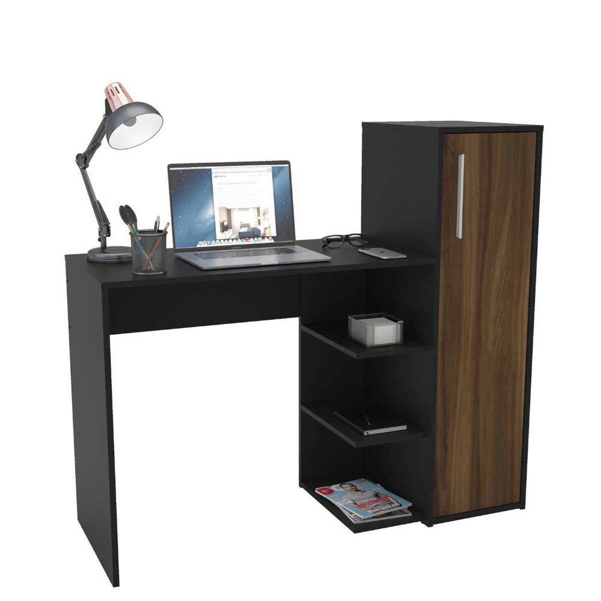 Escritorio Estante Amuv Onix Negro