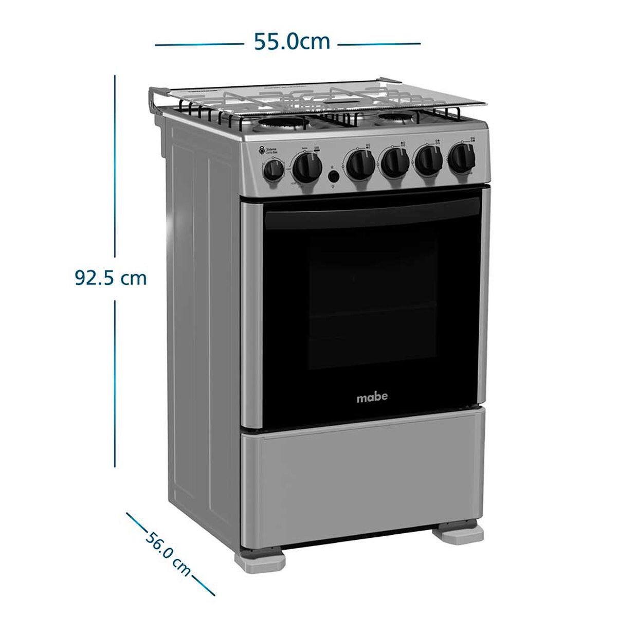 Cocina a Gas Mabe CMC5530AG1 4 Quemadores