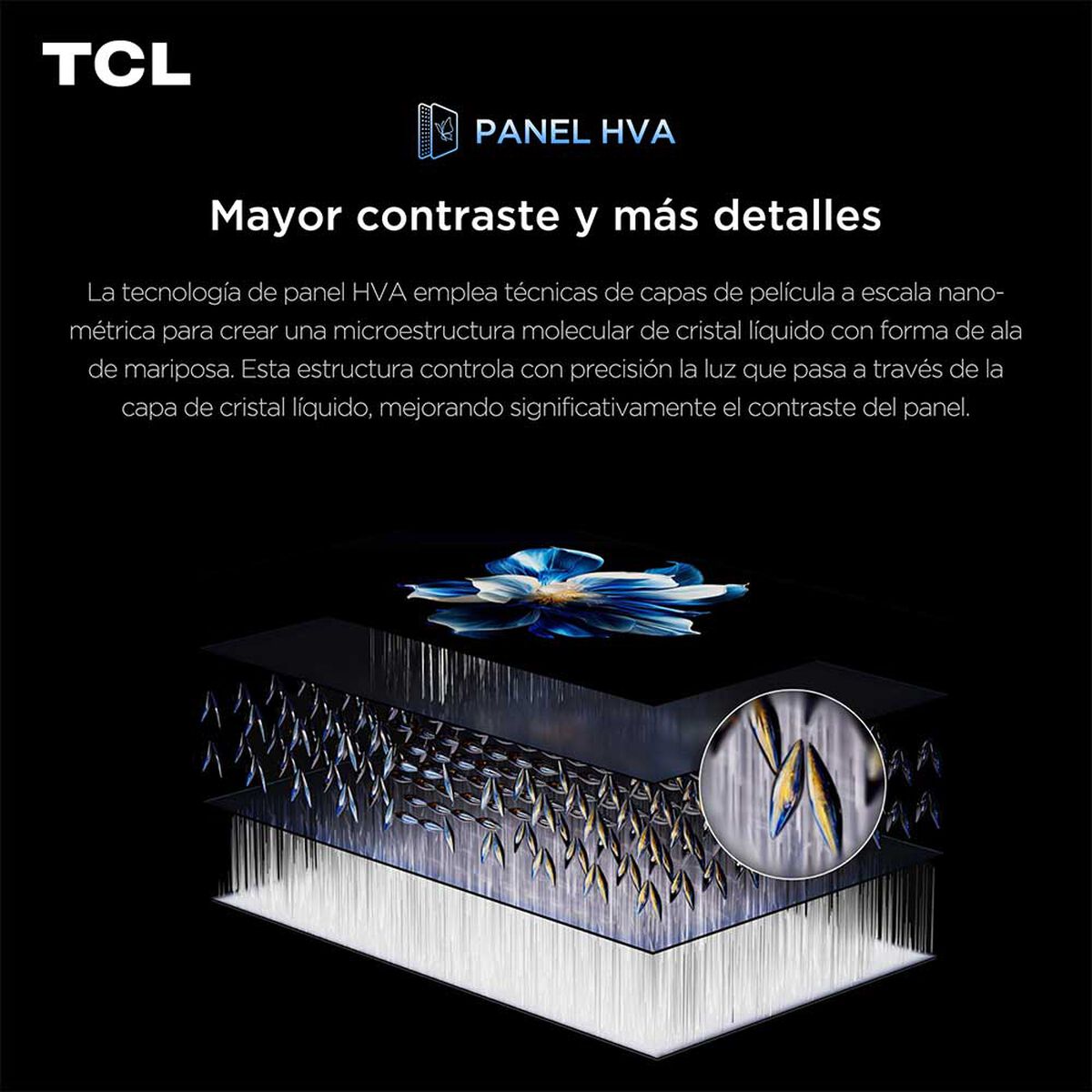 SmartTV  TCL 43P7L  QLED 4K Google TV 43 pulgadas Negro