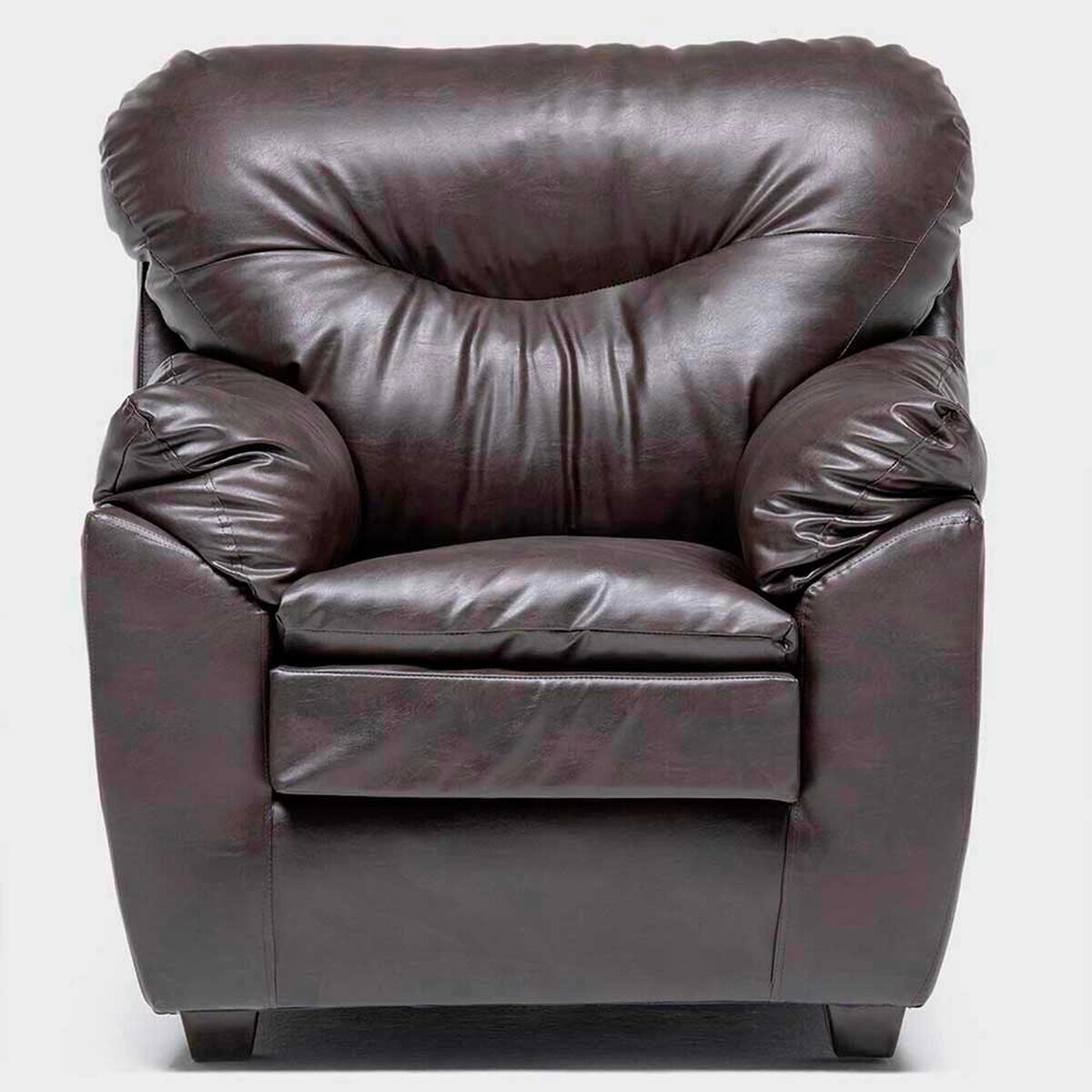 Juego de Living Almore Bel&eacute;n Sof&aacute; 2 cuerpos + Dos sillones 1 cuerpo Caf&eacute;