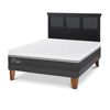 Cama Europea CIC 2 Plazas Ortopedic Advance + Respaldo Torino Negro