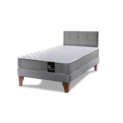 Imagen 2 del producto Cama Europea Latam Home 1,5 Plazas Zen Best Gris