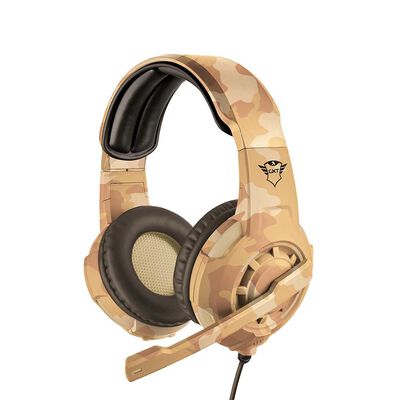 Imagen 1 del producto Audífonos Gamer Trust GXT310D Radius Desert