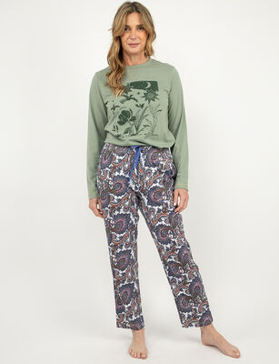 Imagen 2 del producto Pantalón Pijama Mujer Portman Club Azulino