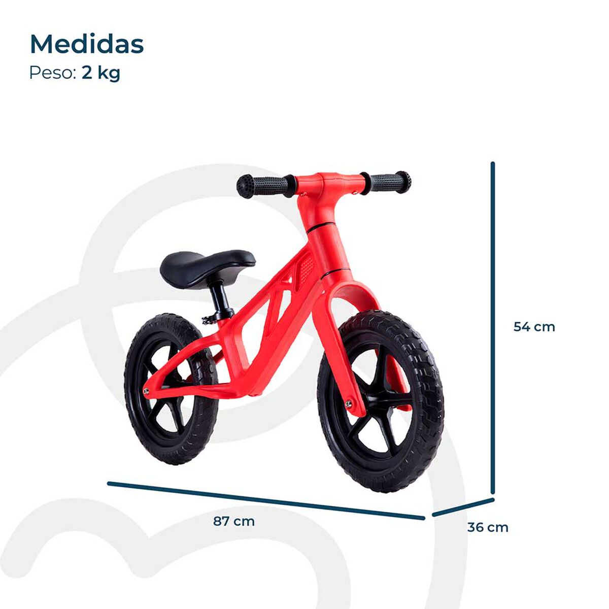 Balance Bike Go Roja Bebesit