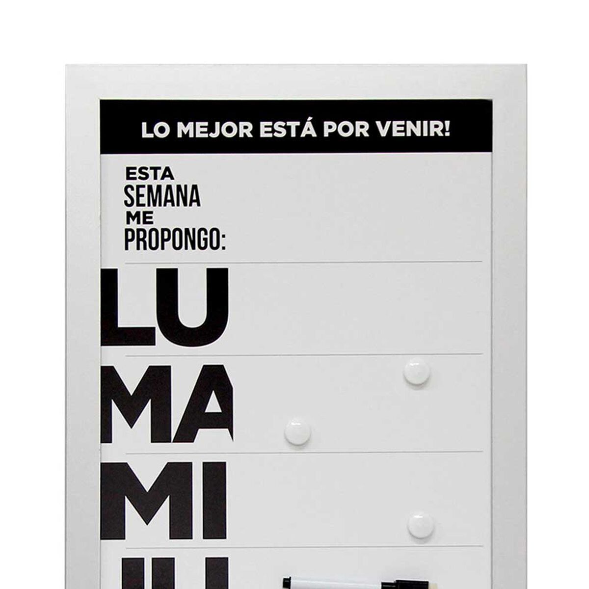 Pizarra Pl&aacute;stico Vgo Work 30 x 60 cm Plateado