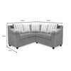 Sofá Seccional Muebles MPR Cattaleya 5 Café