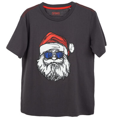 Polera Manga Corta Niño Cutback Grafito