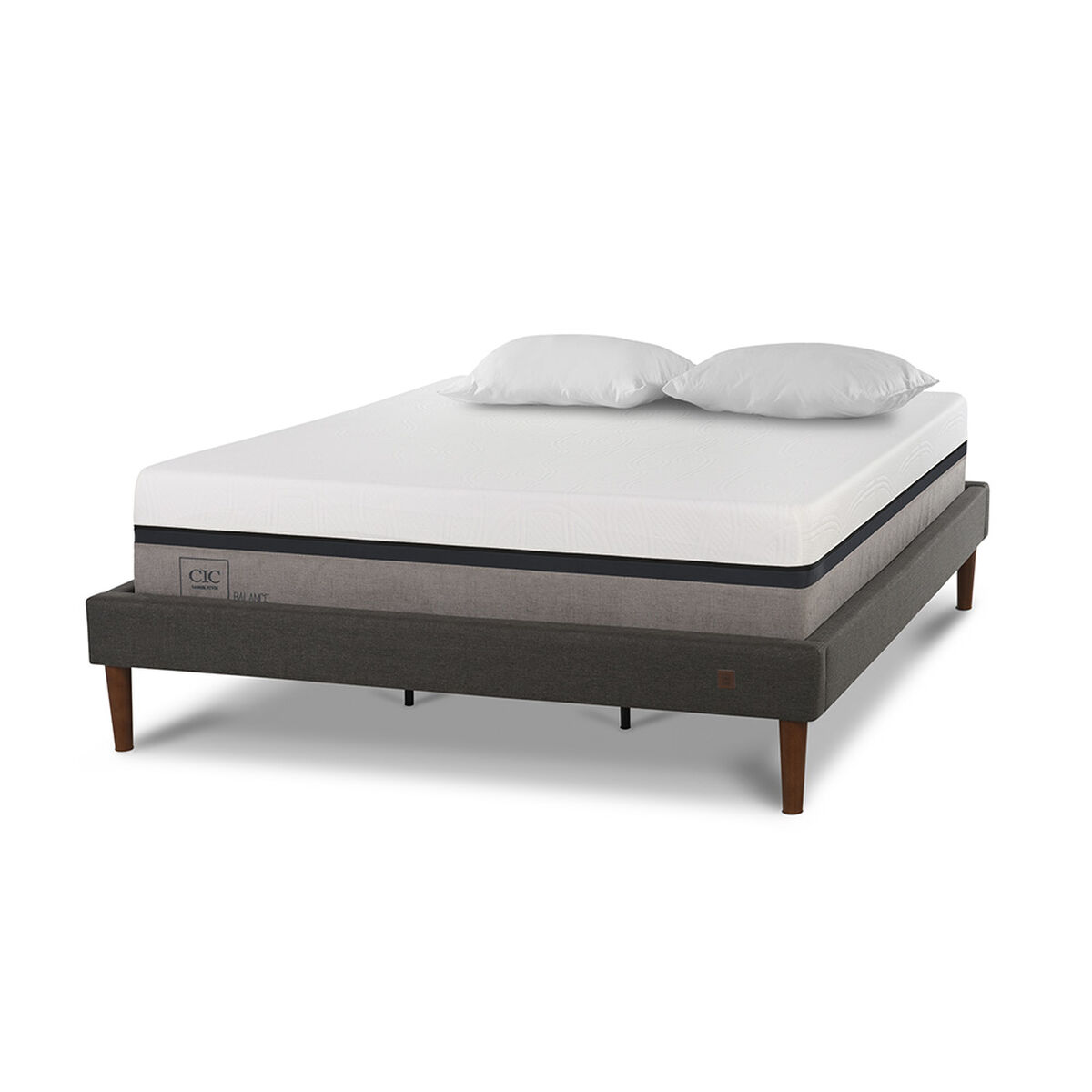 Cama Europea CIC King Balance + Almohadas
