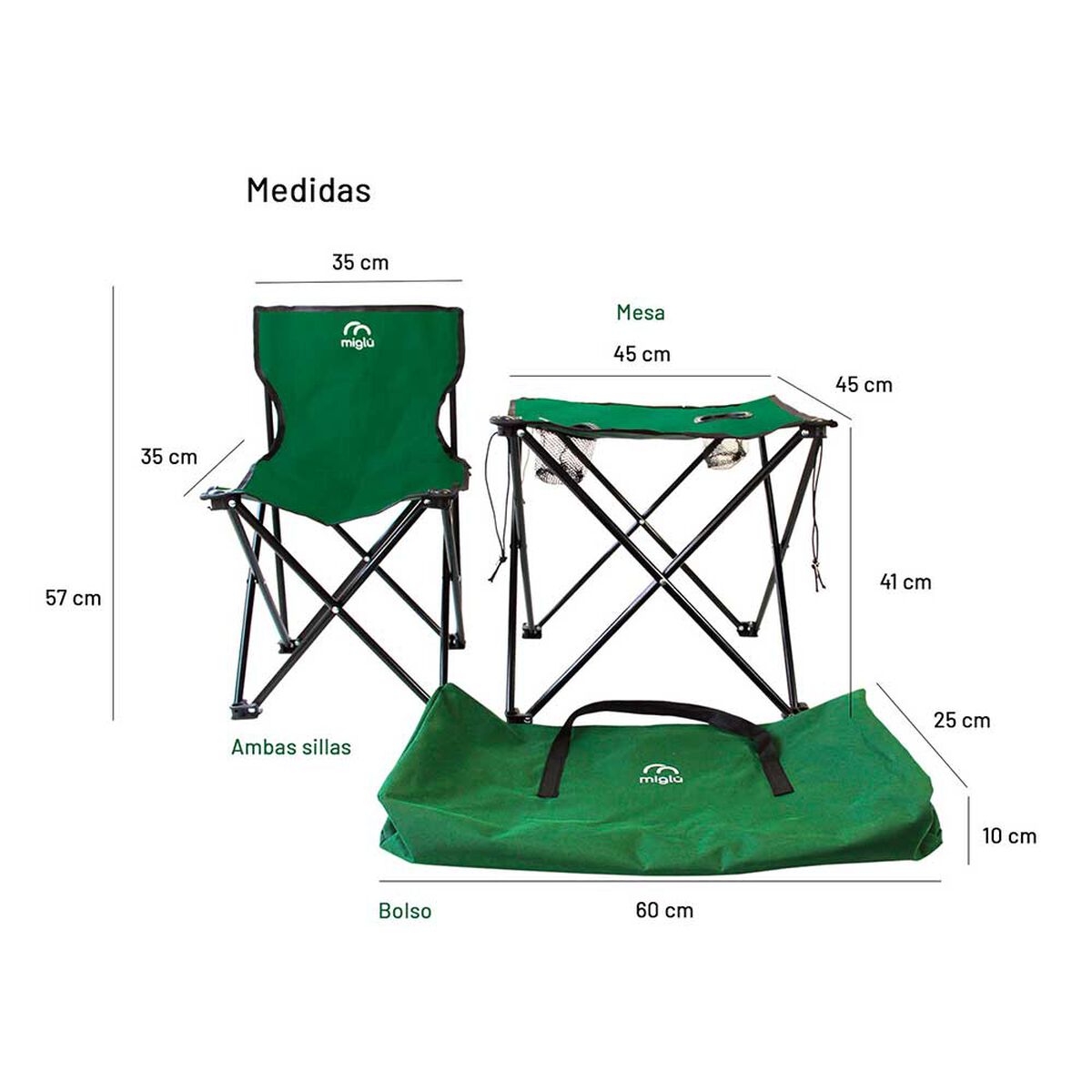 Mesa Plegable Miglu