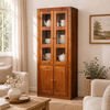Vitrina Muebles Hema Berl&iacute;n 4 Puertas Nogal